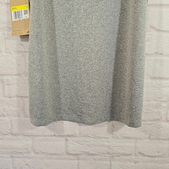M Nike Women's Dri-FIT Grey Black Swoosh Logo Muscle Tank Top NWT Size S DX0701 - Picture 7 of 9